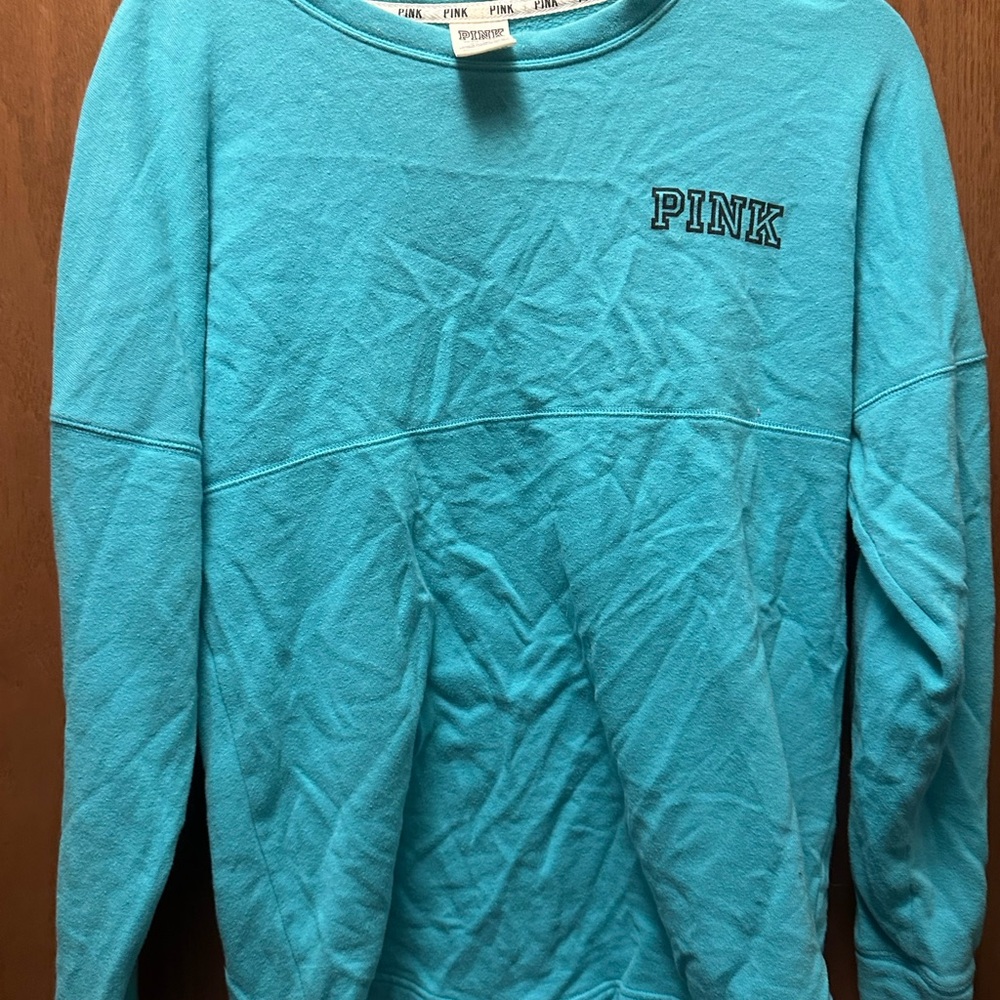 Victoria's Secret PINK Turquoise Sweatshirt XS